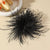 15CM French Style Multicolor Feather Brooch for Women Vintage Trendy Handmade Lapel Pin Wedding Party Jewelry Accessory
