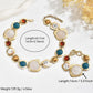 Vintage Bohemia Fashion Jewelry Set Multi-color Irregular Geometric Chunky Exaggerated Metal Necklaces Bracelets Gifts