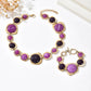 Vintage Bohemia Fashion Jewelry Set Multi-color Irregular Geometric Chunky Exaggerated Metal Necklaces Bracelets Gifts