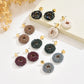Handmade round Bead Earrings Fashionable Minimalist Design Suitable for Parties And Daily Wear