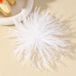 15CM French Style Multicolor Feather Brooch for Women Vintage Trendy Handmade Lapel Pin Wedding Party Jewelry Accessory