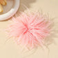 15CM French Style Multicolor Feather Brooch for Women Vintage Trendy Handmade Lapel Pin Wedding Party Jewelry Accessory