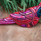 Cardinal Pin Brooch, Male or Female Bird, Red Mosaic Art to Wear, Festive Holiday Style, Unique Gift Idea for her, Nature Spirit Animal fly