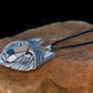 Gray Wolf Necklace, Wild American Species, Your Choice of 2 sizes, Mosaic Art Design, Spirit Animal, Unique Gift Idea, Amulet, Western Totem