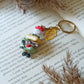 Mushroom Keychain | Book Keychain | Bookish Gift | Woodland Keychain | Polymer clay Keychain | Booklover | Back-to-school | Bookworm