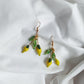 Lemon Drop Polymer Clay Earrings: Miniature Fruit Dangle Earrings