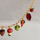Handmade Fall Charm Necklace: Polymer Clay Harvest Charms