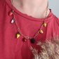 Hand Painted Polymer Clay Fruit Necklace: Summer Vibe charm Jewelry
