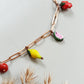 Hand Painted Polymer Clay Fruit Necklace: Summer Vibe charm Jewelry