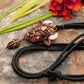 Brown Bison / Buffalo Necklace – Handmade Wildlife Jewelry on Leather Cord