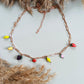 Hand Painted Polymer Clay Fruit Necklace: Summer Vibe charm Jewelry